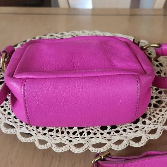 J crew hot pink pebble leather crossbody bag - Picture 9 of 9